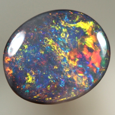 SOLID SEMI BLACK OPAL Bright and sparkling Floral Harlequin pattern